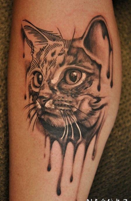 猫头纹身