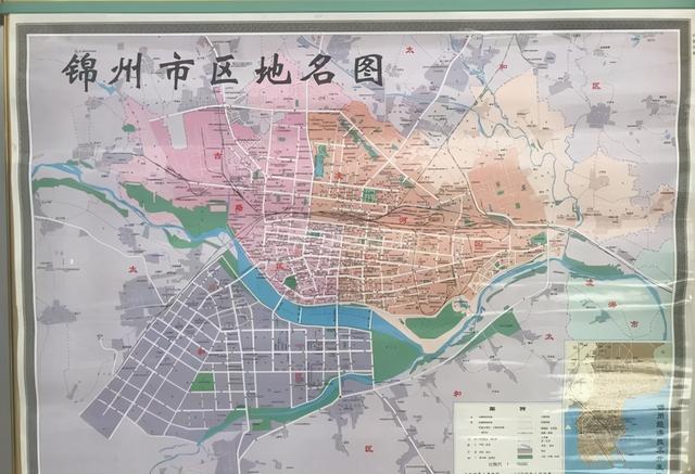 2020版锦州市政区图,城区图