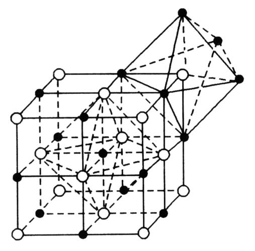 氯化钠晶体中,与每个na 等距离且最近的几个cl-所围成的空间几何构型