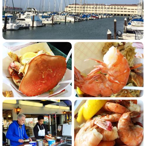 旧金山 渔人码头的虾虾蟹蟹… 2人赞过, 11次浏览