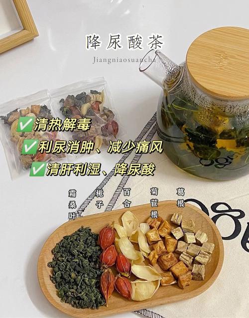 95【菊苣栀子降尿酸茶】每天一包,代茶饮即可.
