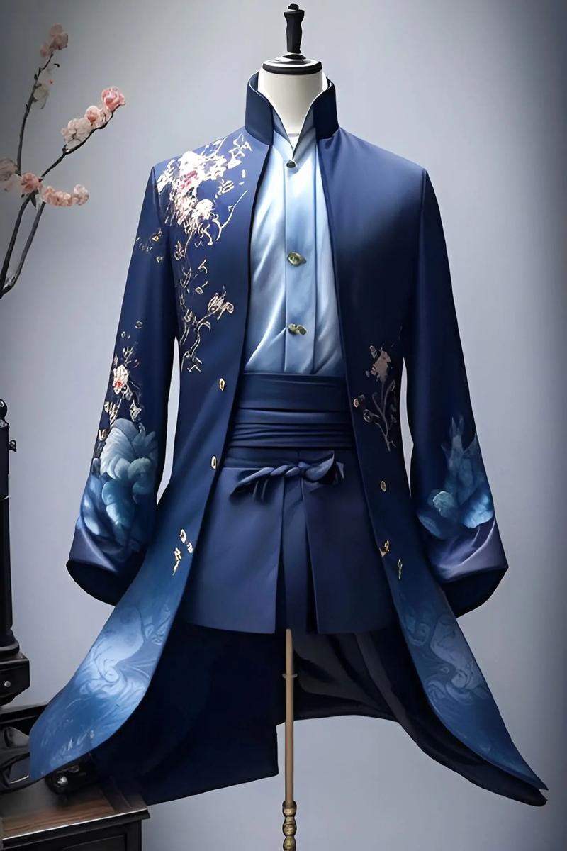 国风现代男装设计:传统与现代的融合,男装也可以很惊艳#汉元素 #男装