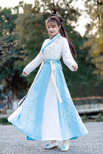 日常改良汉服女生活秋冬小个子中国国风现代套装汉服