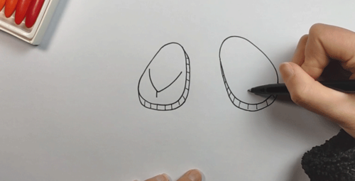 拖鞋简笔画怎么画拖鞋的简笔画步骤图解教程