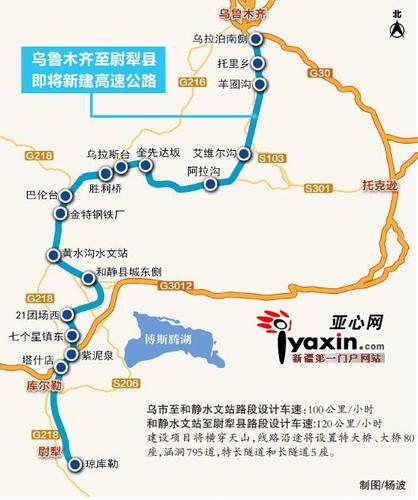 新疆开建g0711线(乌鲁木齐～若羌)乌鲁木齐～尉犁高速公路先导试验段