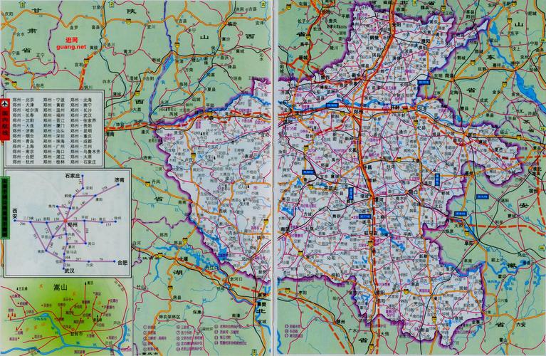 点击查看大图:河南省行政区区划图