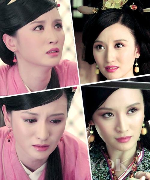张萌在电视剧《神话》中扮演的虞姬被认为是最美的一位虞姬,明眸善