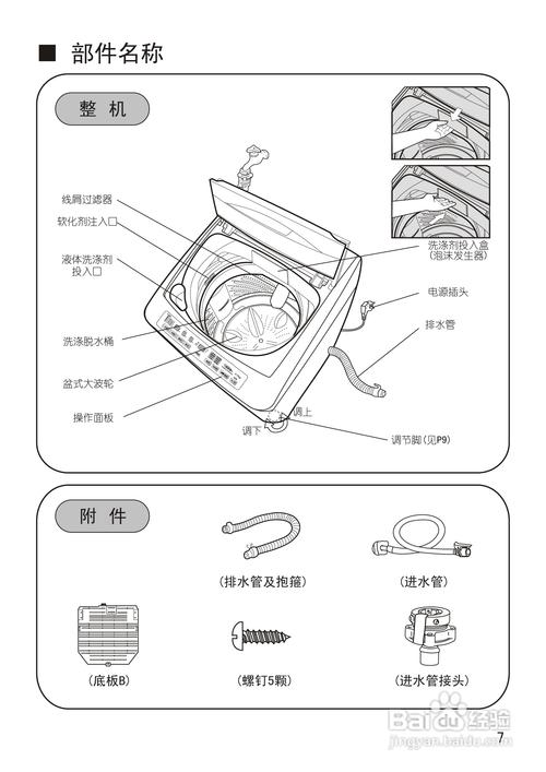 panasonic xqb60-h650u全自动洗衣机使用说明书:[1]