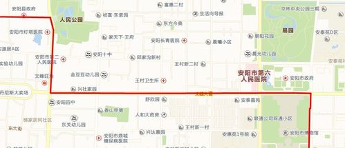 安阳30路公交车的地图