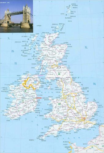 英国_爱尔兰地图_欧洲地图查询