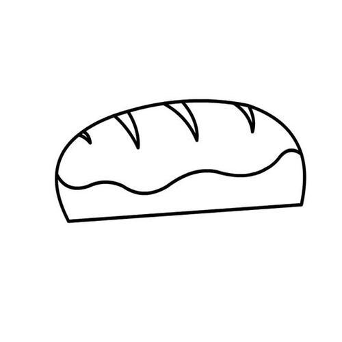 面包怎么画简笔画图片大全