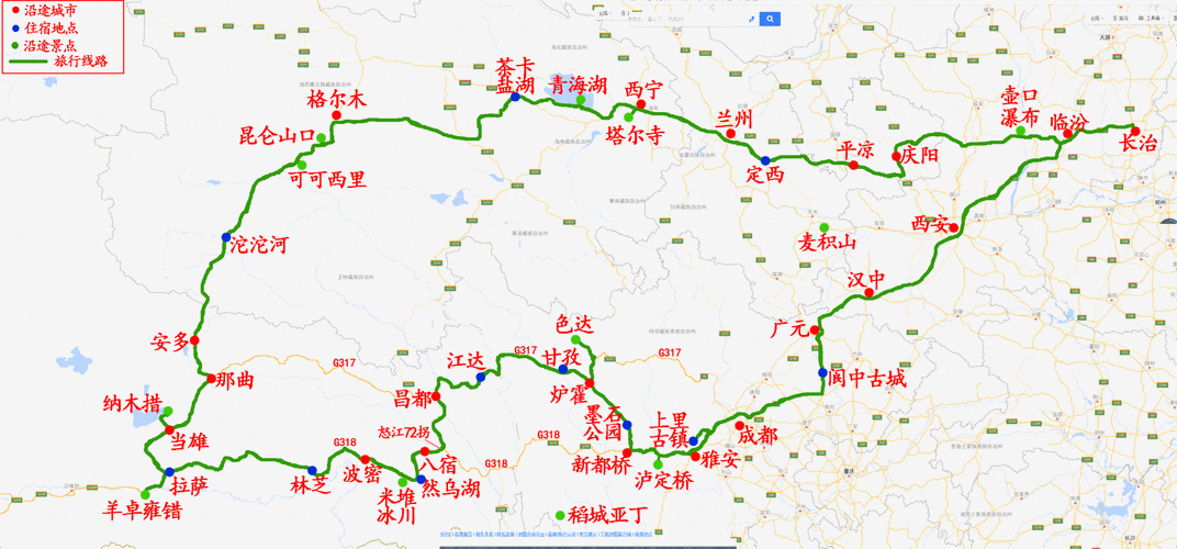 由此北上,经塔公草原,到炉霍,上川藏北线317国道,游玩色达.
