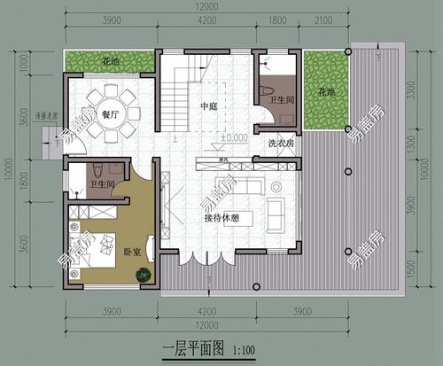 占地12x9三层带露台自建别墅设计全套施工图