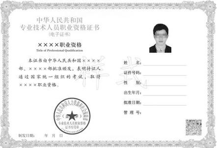 以上专业技术人员职业资格电子证书可在中国人事考试网进行下载和查询