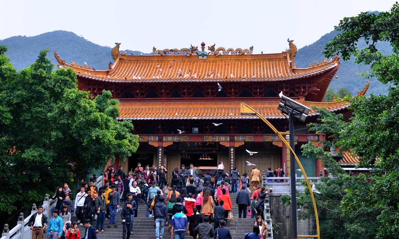 深圳香火旺盛的一座寺庙目标是办成中国一流的佛家文化寺院