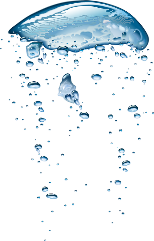 png透明背景素材水滴水形状创意水形状水素材