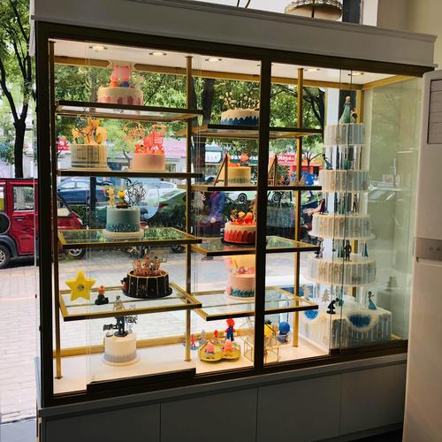 面包蛋糕展示柜中岛柜边柜模型店面架子展示架面包架