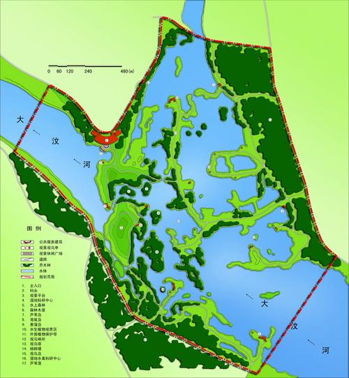 相关专题:人工湿地平面图 洋湖湿地公园规划图 平面规划图 洋湖垸