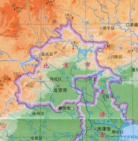 北京的具体位置位于我国的什么海域
