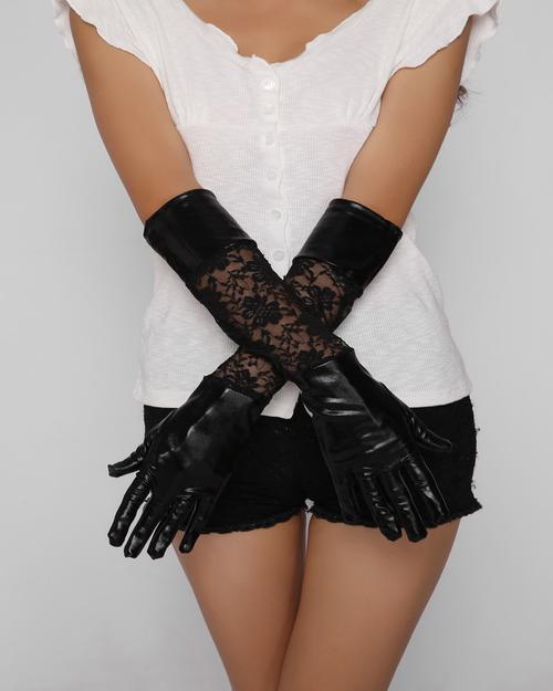 美女的爱热卖性感通过花边女性手套 - buy 蕾丝手套,女士手套,女士