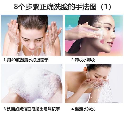 为什么洗面奶越洗痘痘越多?8个步骤正确洗脸的手法图!