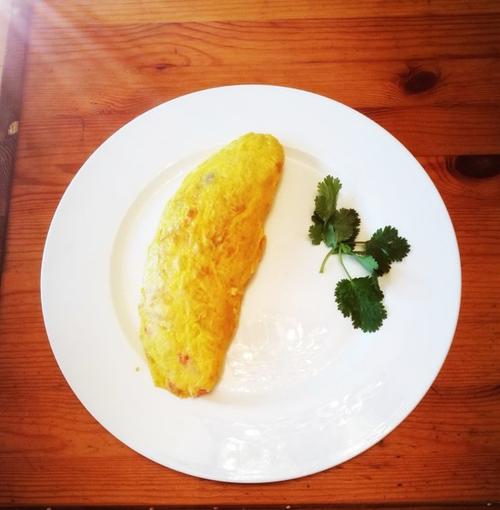 aimimama做的西式早餐煎蛋卷omelette欧姆蛋
