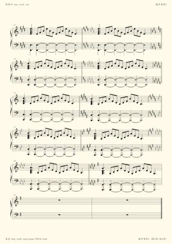 钢琴谱 - 练声音阶2