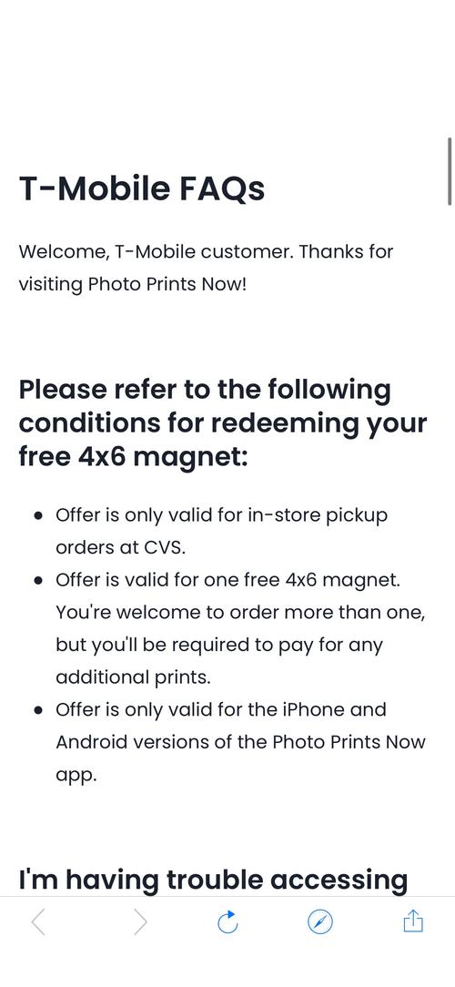4x6 photo magnet at cvs using the photo prints now app, download