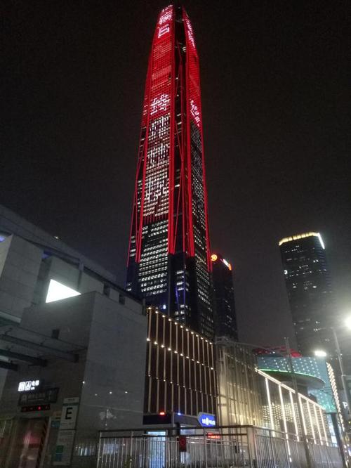 深圳        平安金融中心大厦夜景