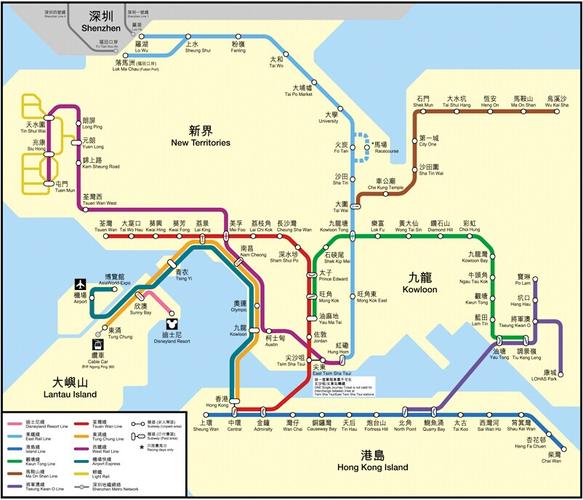 罗湖到香港油尖旺区尖沙嘴弥敦道怎么乘地铁