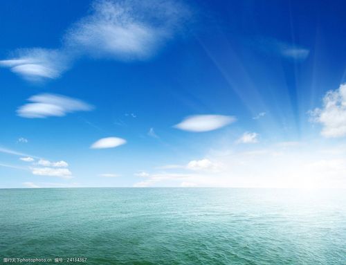 大海蓝天白云图片 风景 唯美句子