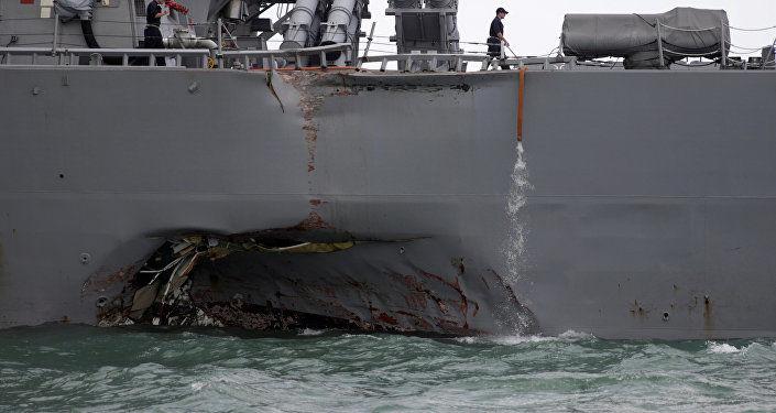 美海军公布军舰相撞报告多次失误本能避免