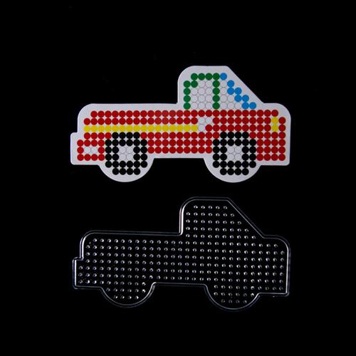 5mm拼豆豆模板卡车汽车卡通图案拼豆交通工具平面拼板diy儿童玩具