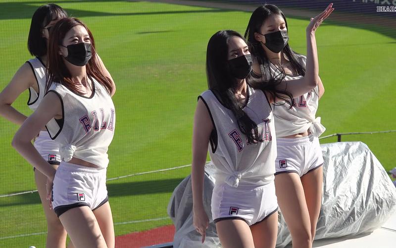 韩国棒球啦啦队漂亮小姐姐性感热舞