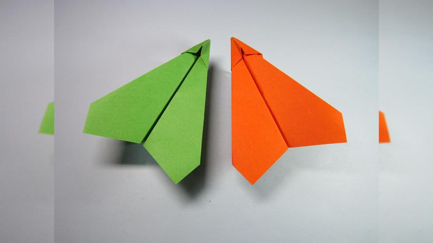 2分钟折一架飞得稳又远的纸飞机,儿童折纸飞机,简单的创意手工