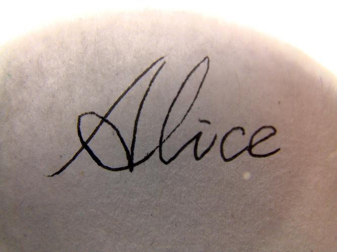 英文名alice怎么写出来最漂亮?