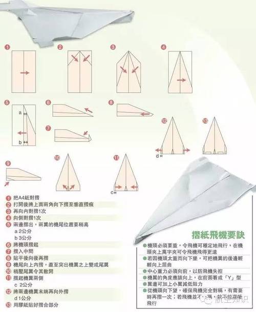 世界著名的三大纸飞机折法!