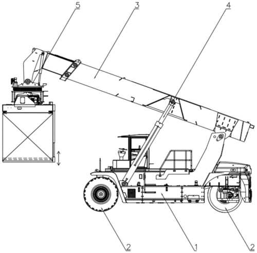 一种具有定位功能的集装箱正面吊运起重机的制作方法