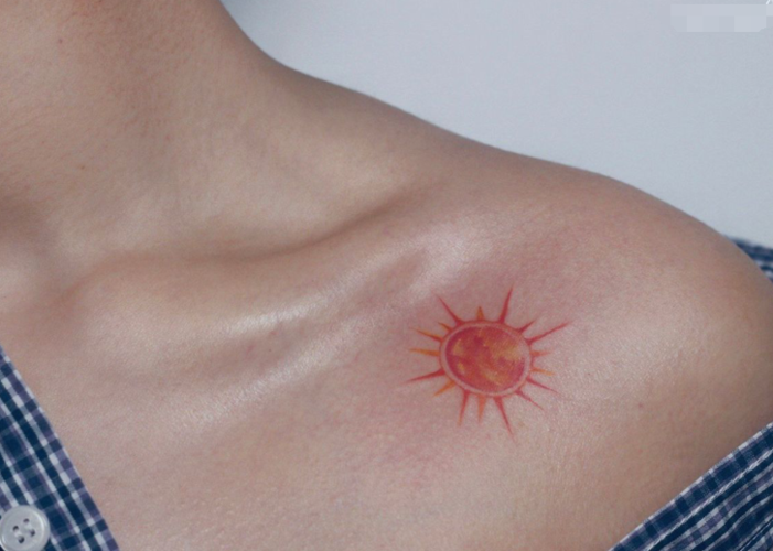 超个性太阳纹身图案大全太阳纹身的寓意14