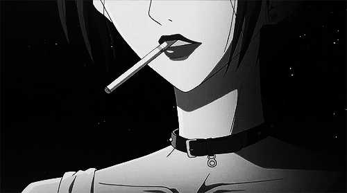 抽烟gif年轻女子gif日本动漫gifanimegif