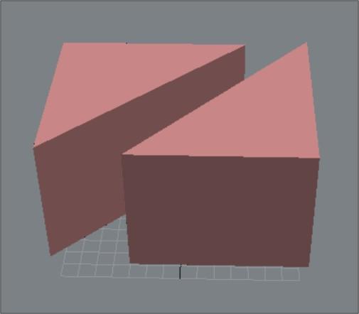 3d max 怎样让立方体按对角面切开?
