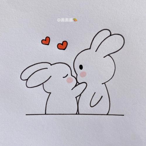 可爱小兔子简笔画教程