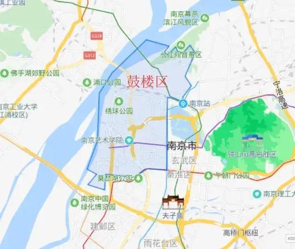 南京鼓楼区电子地图