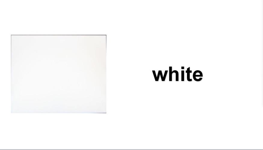 英语单词——《白色:white》