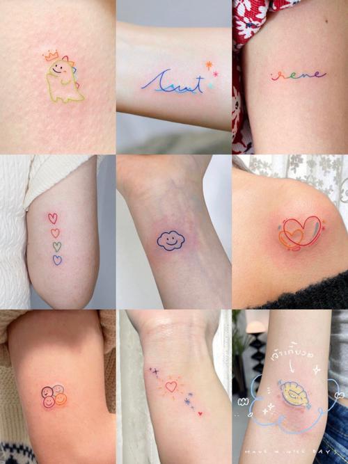 分享一些女生喜欢的纹身图片这种小清新的纹身真的很受小姐姐们的欢迎