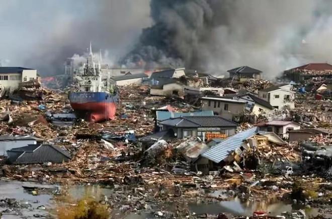 2011年日本史上最强地震23米高的空前大海啸瞬间吞噬13个县城