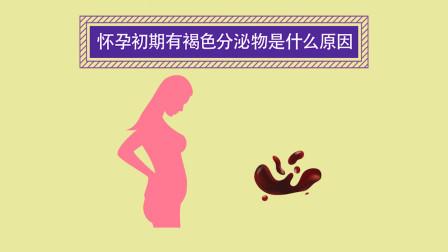 怀孕初期有褐色分泌物是什么原因