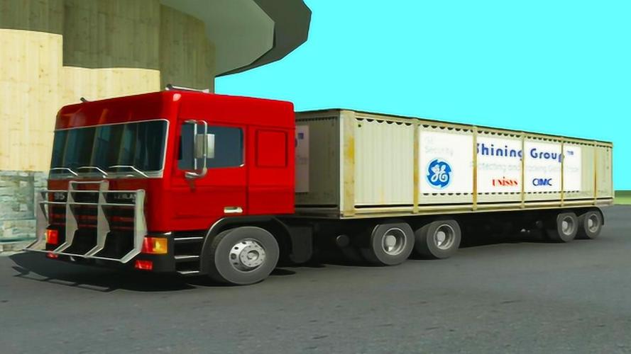 卡车模拟 重型运输车模拟停车视频