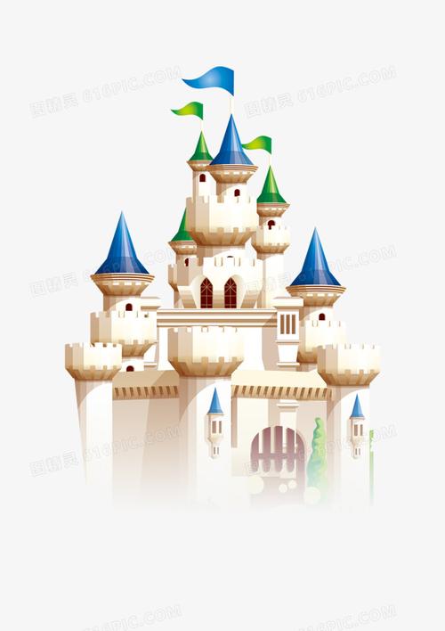 卡通梦幻童话式城堡