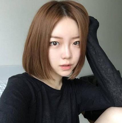 韩范中分短发发型:让你美的入骨的女生短发图片